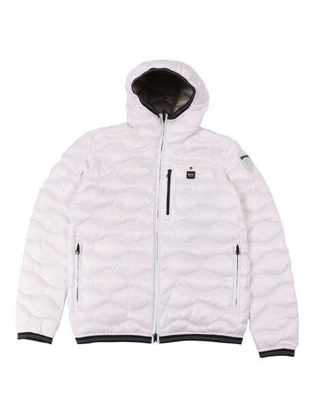 Blauer Chaqueta Con Diseño Acolchado - Blanco 