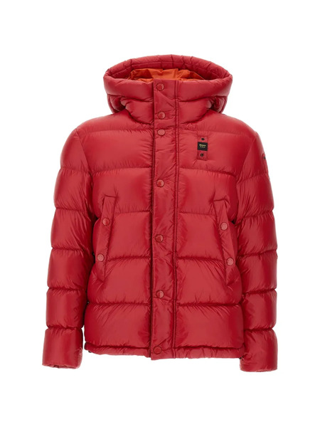  Blauer Plumífero Con Capucha - Rojo 