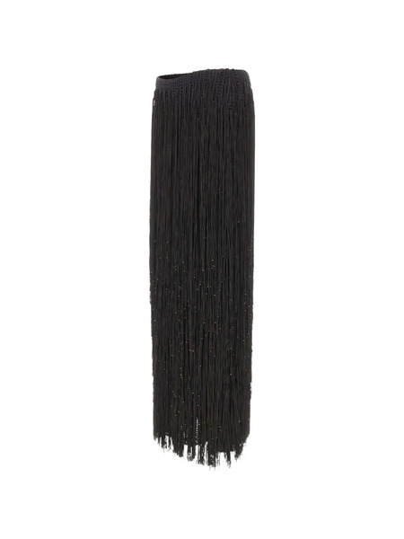  Bless Falda Larga Athos Con Cuentas - Negro 