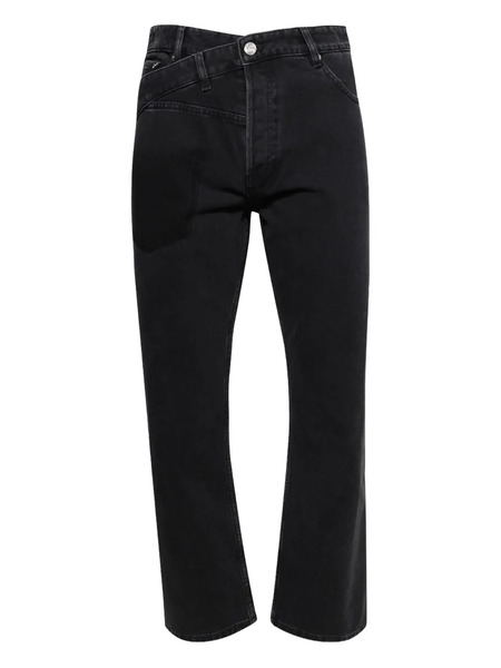  Bluemarble Vaqueros Twisted Seam En Trompe L'oeil - Negro 