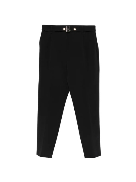  Blugirl Pantalones Con Cinturón - Negro 