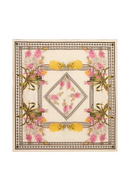  Blumarine Bufanda Con Logo Estampado - Neutro 