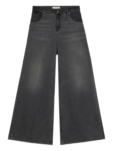  Blumarine Vaqueros Anchos - Gris 