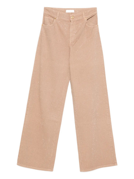  Blumarine Vaqueros Con Apliques De Strass - Neutro 
