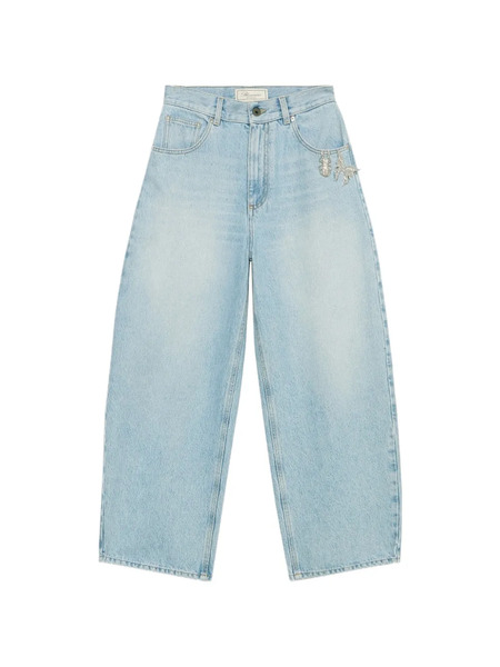  Blumarine Vaqueros Con Trabillas - Azul 