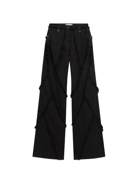  Blumarine Vaqueros Deshilachados - Negro 