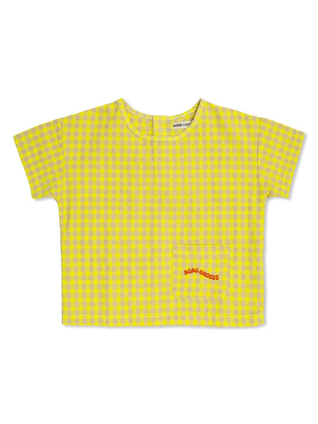  Bobo Choses Blusa Vichy - Amarillo 