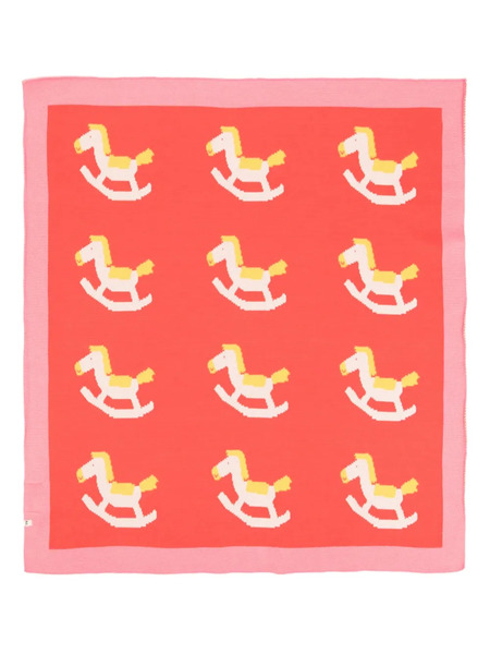  Bobo Choses Manta Rocking Horse - Rosa 