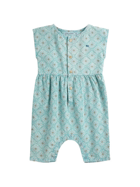  Bobo Choses Pelele Sin Mangas Con Estampado Floral - Azul 