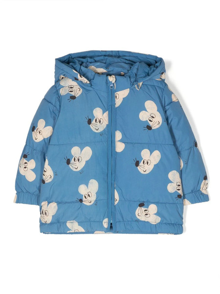  Bobo Choses Plumífero Mouse All Over Con Capucha - Azul 