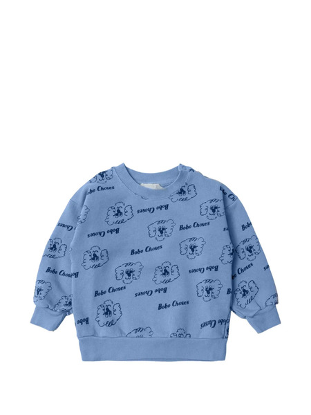  Bobo Choses Sudadera Con Detalle Estampado - Azul 