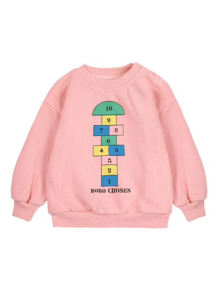  Bobo Choses Sudadera Con Estampado De Rayuela - Rosa 