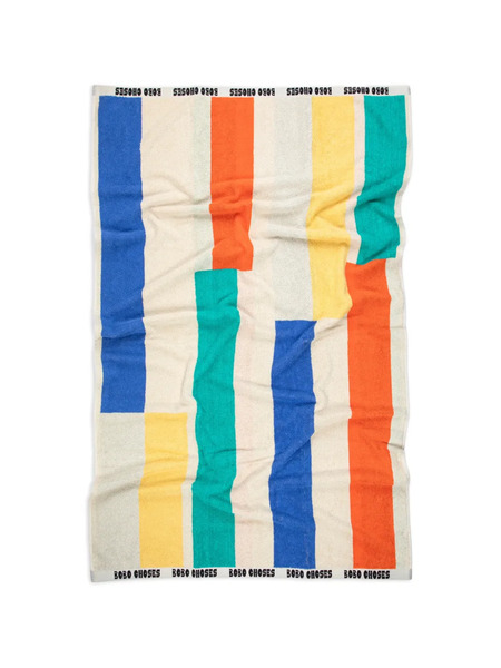  Bobo Choses Toalla A Rayas Con Logo - Neutro 