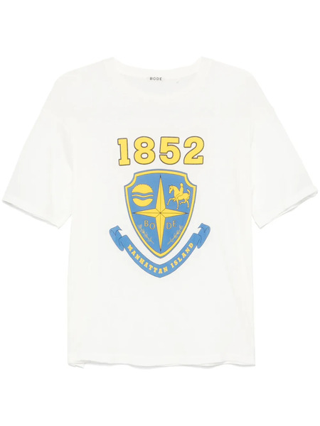  Bode Camiseta Crest - Blanco 