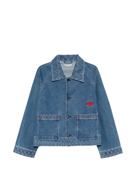  Bode Chaqueta Vaquera Bordada - Azul 