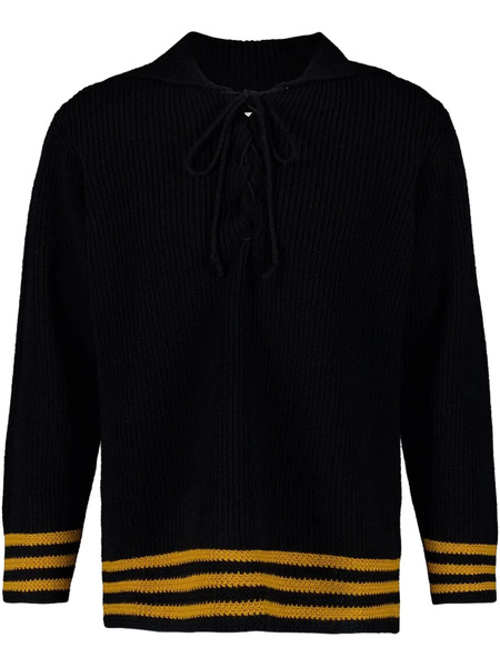  Bode Jersey A Rayas - Negro 