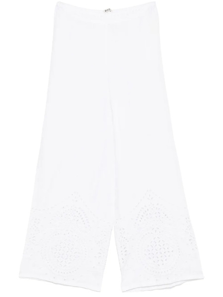  Bode Pantalones Belvoir - White 