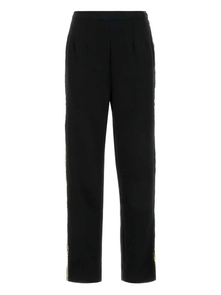  Bode Pantalones De Vestir Con Detalle De Raya - Negro 
