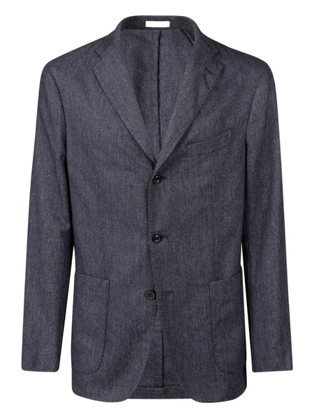  Boglioli Blazer Con Efecto De Punto En Mezcla - Azul 