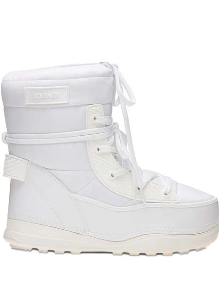  Bogner Botas Acolchadas Con Cordones - Blanco 