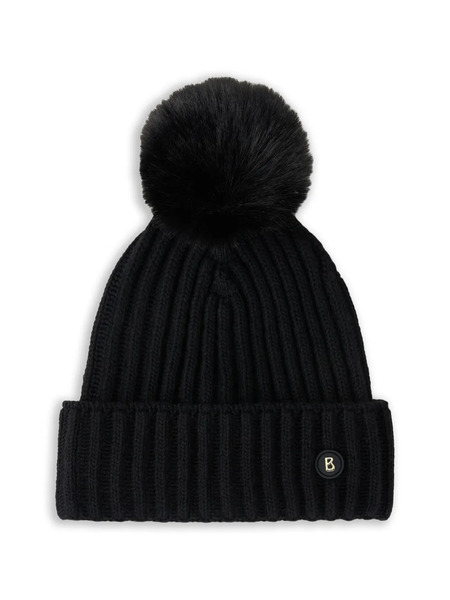  Bogner Gorro Con Pompón - Negro 