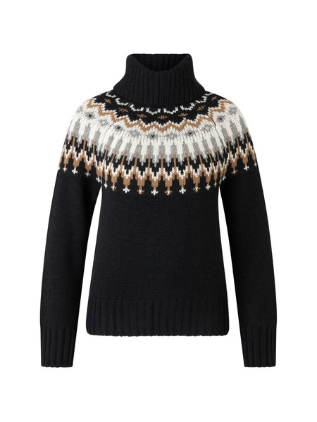  Bogner Jersey Ingrid Con Cuello Vuelto - Negro 