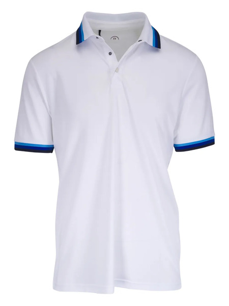  Bogner Polo Con Cuello En Contraste - Blanco 