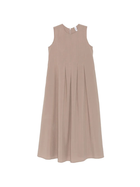  Bomboogie Vestido Midi Sin Mangas - Neutro 