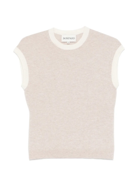  Bompard Chaleco Con Ribete En Contraste - Neutro 