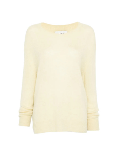  Bompard Jersey Con Cuello Redondo - Amarillo 