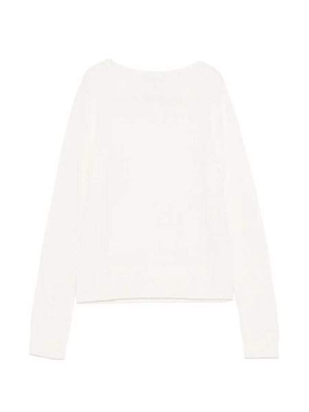  Bompard Jersey Con Cuello Redondo - Blanco 