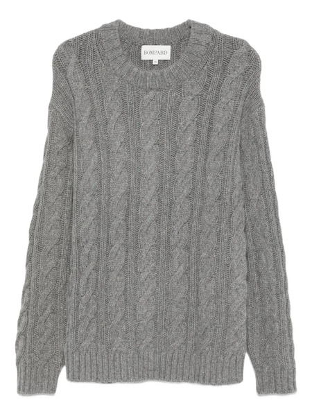  Bompard Jersey Con Cuello Redondo - Gris 
