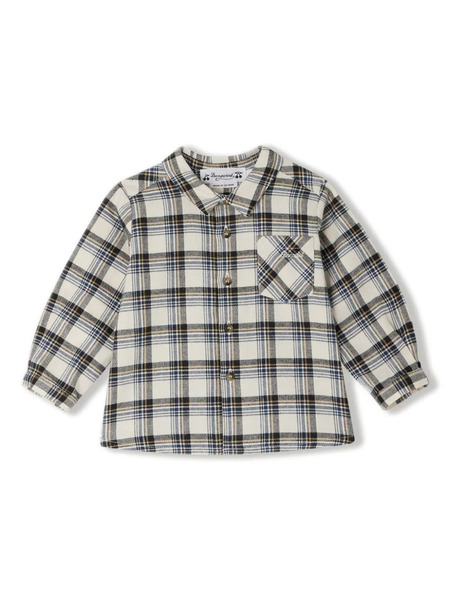  Bonpoint Camisa Gillo A Cuadros - Neutro 