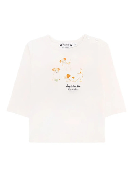  Bonpoint Camiseta Con Motivo Gráfico - Neutro 