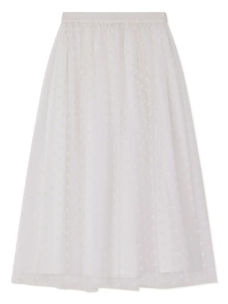  Bonpoint Falda Midi Panice - Blanco 