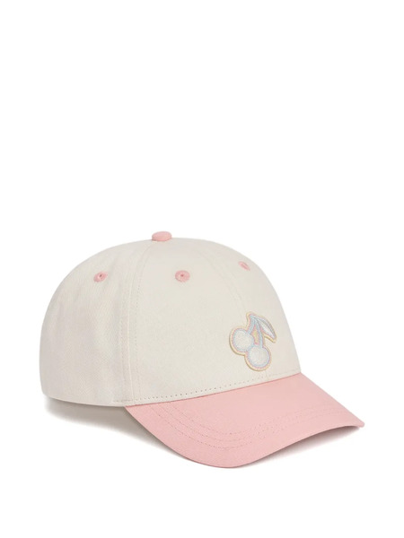  Bonpoint Gorra De Béisbol Con Parche Arnold Con Cereza - Blanco 