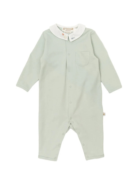  Bonpoint Pelele Con Cuello Bordado - Verde 