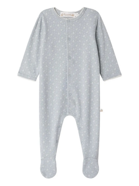  Bonpoint Pijama Con Estampado Floral - Azul 