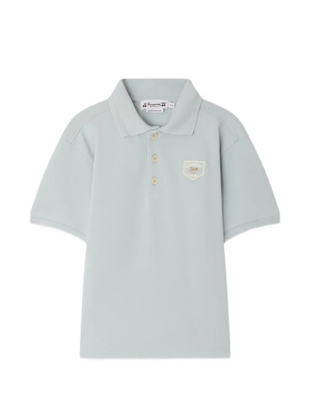  Bonpoint Polo Lorris Con Botones - Azul 