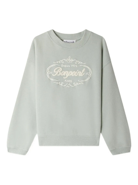  Bonpoint Sudadera Con Logo Bordado - Verde 
