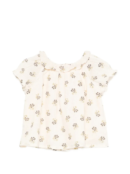  Bonpoint Top Lara Con Estampado Floral - Neutro 