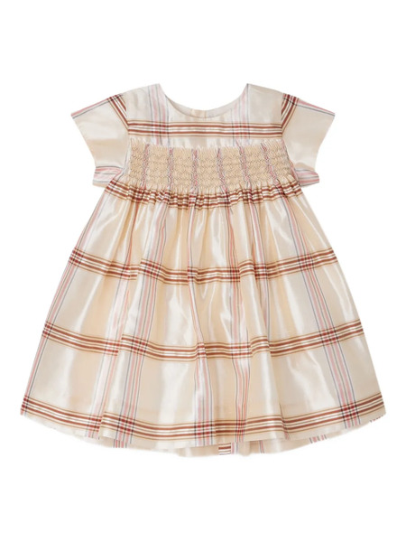  Bonpoint Vestido A Cuadros - Neutro 