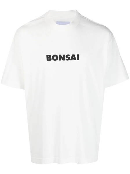  Bonsai Camiseta Con Logo Estampado - Blanco 