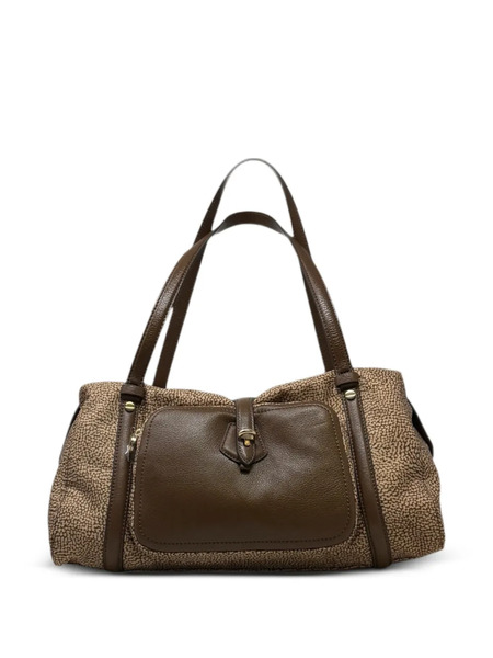  Borbonese Bolso De Hombro Estampado - Marrón 