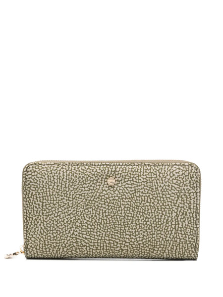  Borbonese Cartera Con Motivo - Verde 