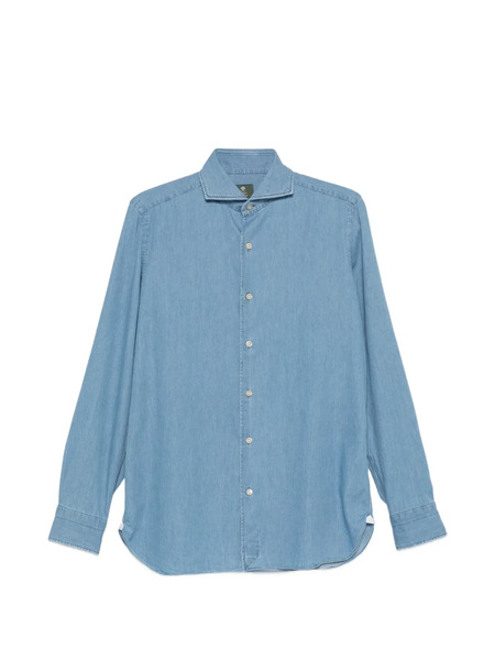  Borrelli Camisa Con Botones - Azul 