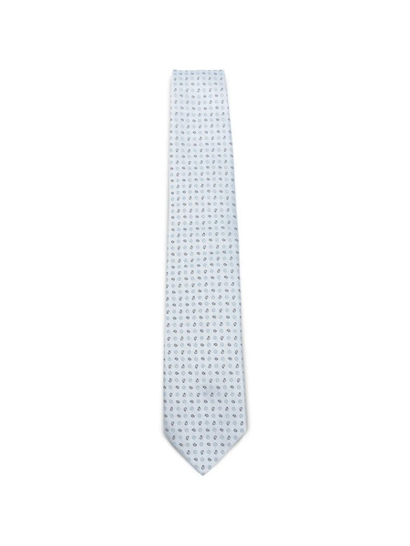  Borrelli Corbata Con Motivo - Azul 