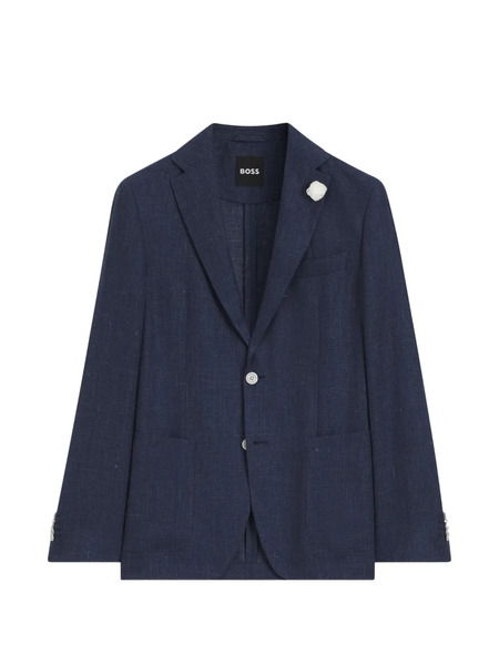  Boss Blazer Con Botones - Azul 
