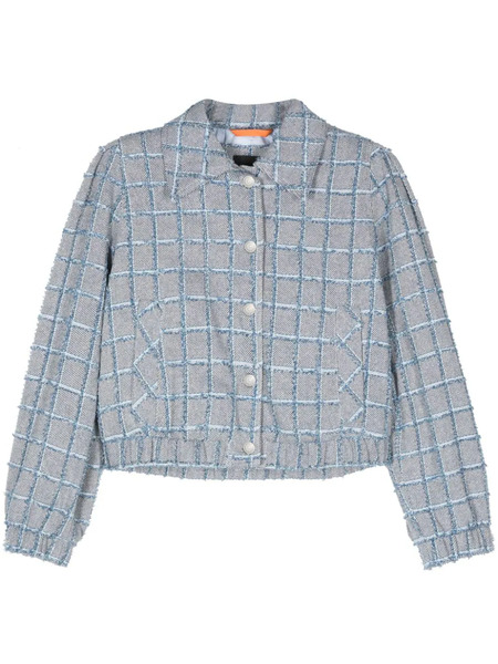  Boss Chaqueta A Cuadros - Azul 