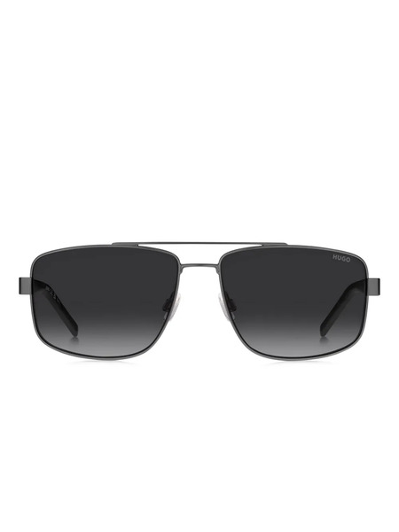  Boss Gafas De Sol Con Montura Rectangular - Plateado 